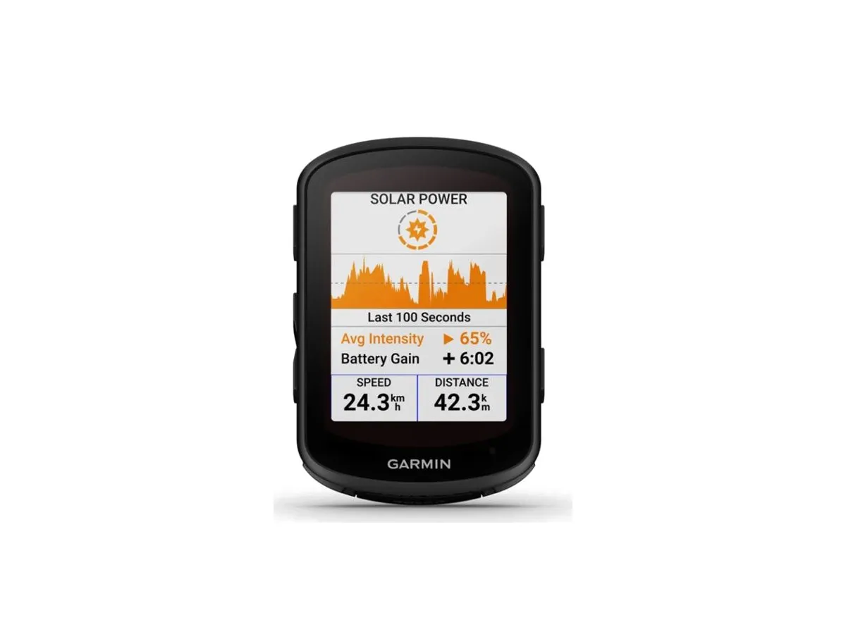 Garmin Edge 840 Solar cykeldator på vit bakgrund