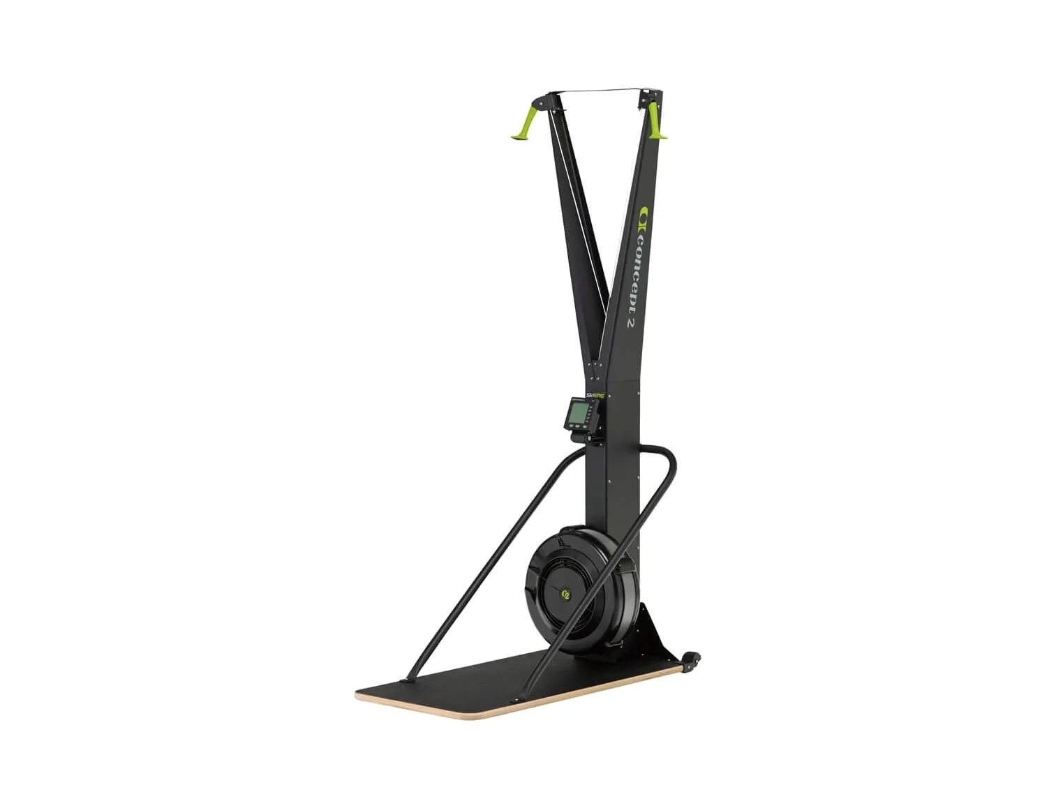 Concept2 SkiErg stakmaskin på golvstativ mot vit bakgrund