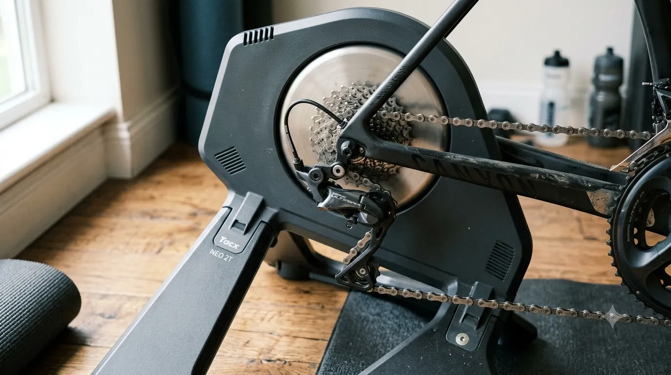 Direktdriven smart trainer med kassett